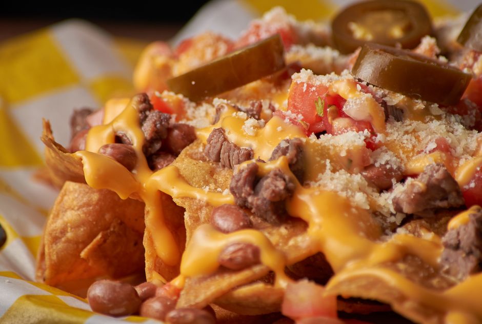 Cheese Nachos with Salsa (Large) at KAAFII Cafe Niwai